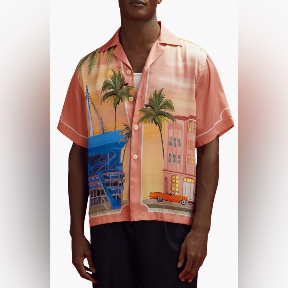 Reiss X McLaren F1 drive printed shirt size large